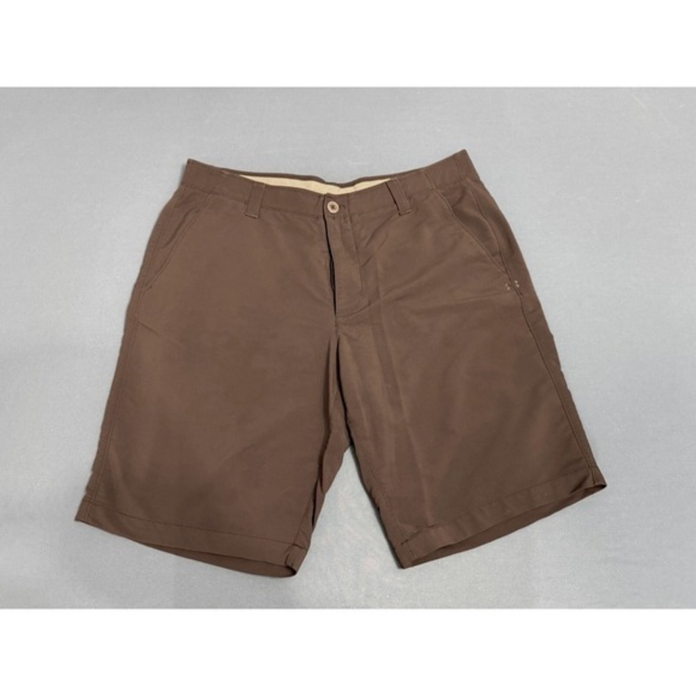 Under‎ Armour Golf Shorts Men's 36 Black 10" Inseam Stretch Performance Fit